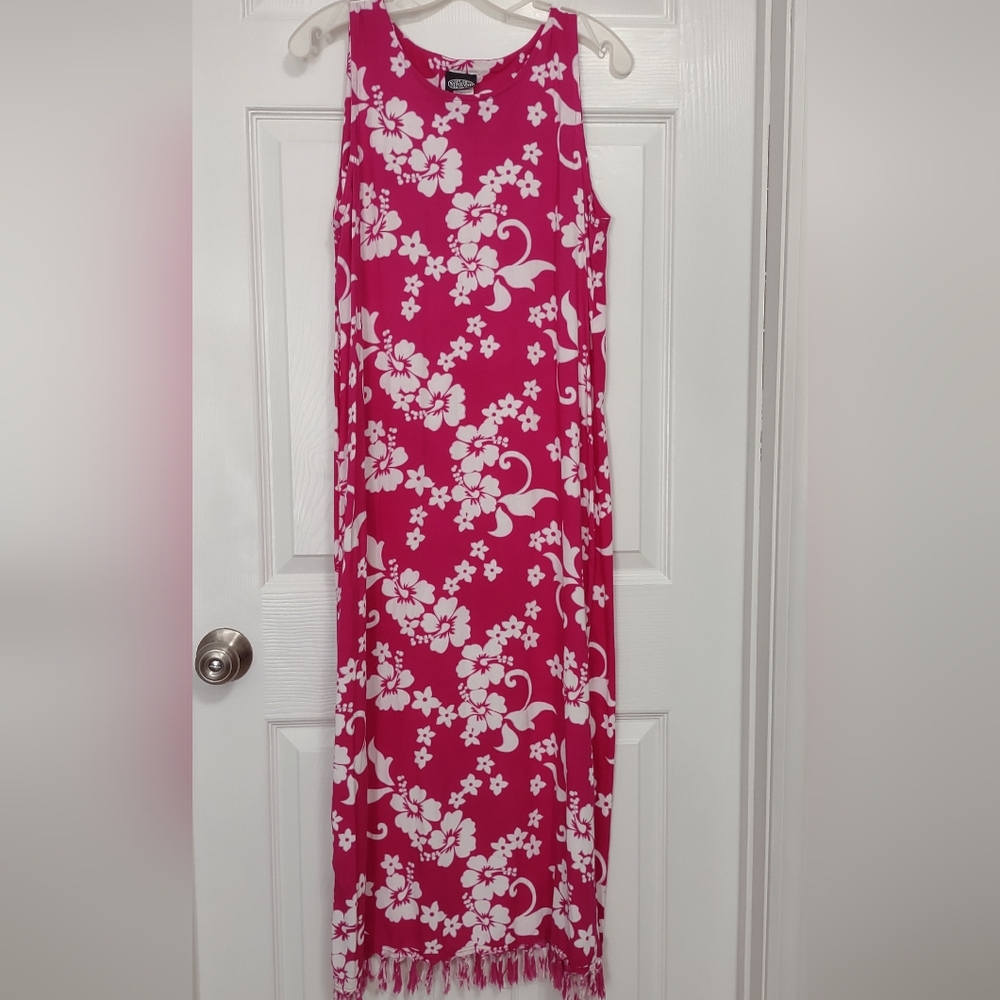 Floral Print Dress(M)